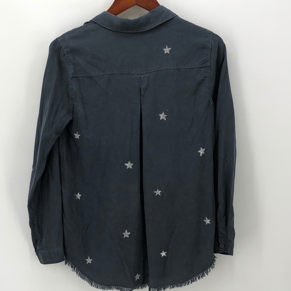 Anthropologie Cloth & Stone buttdown stargazer Top - Picture 2 of 8